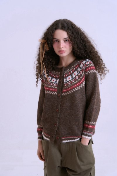 CANDY CARDIGAN (BROWN)