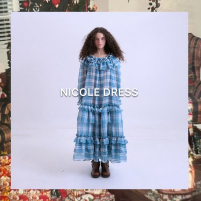 จัดส่ง2/11 NICOLE DRESS (BLUE)