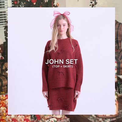 JOHN SET (BURGANDY)