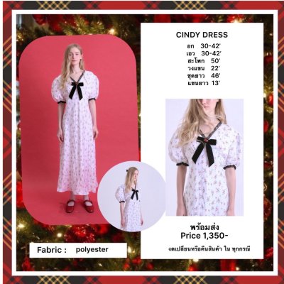 จัดส่ง 2/11 CINDY DRESS