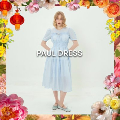 PAUL DRESS BLUE