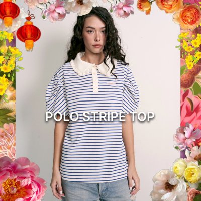 POLO STRIPE TOP