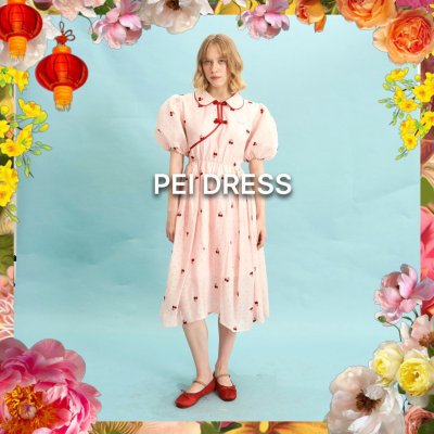 จัดส่ง 26 มกรา PEI DRESS (PINK)