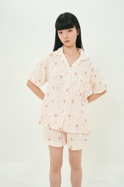 TUTU TEDDY PINK PJ SET