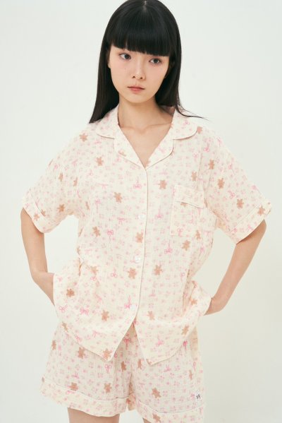 TUTU TEDDY PINK PJ SET