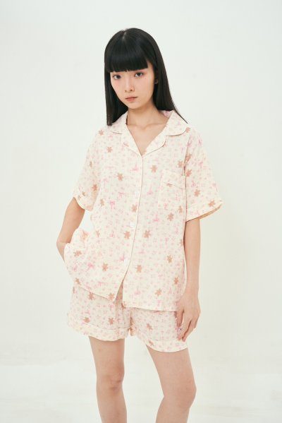 TUTU TEDDY PINK PJ SET
