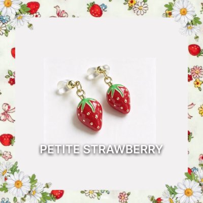 PETITE STRAWBERRY EARRING