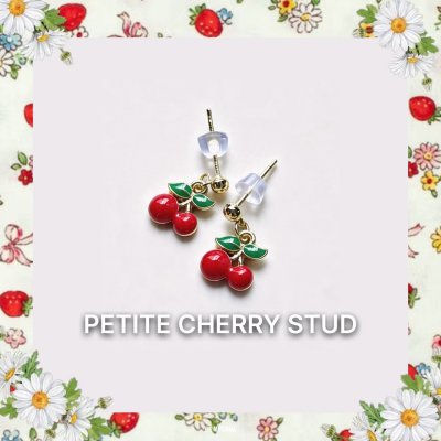 PETITE CHERRY EARRING