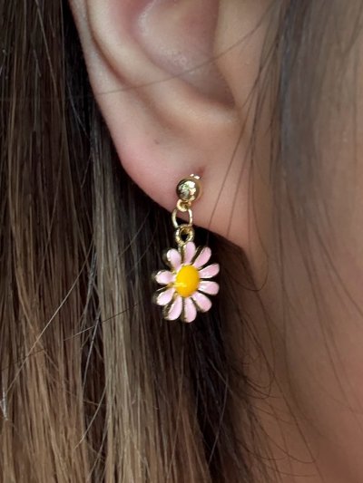 DAISY PINK EARRING