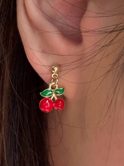 PETITE CHERRY EARRING