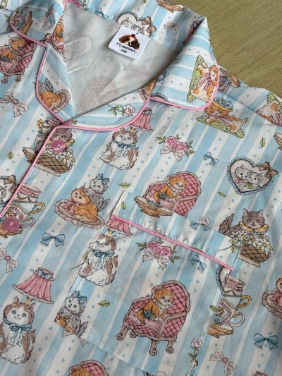FREESIZE KITTEN PJ LONG SET (ชุดยาว)