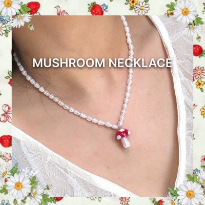 Mushroom Necklace