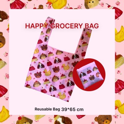 HAPPY GROCERY BAG