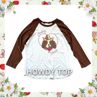 HOWDY TOP (BROWN)