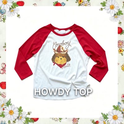 HOWDY TOP (RED)