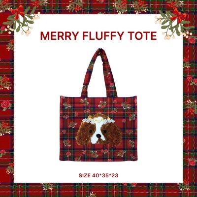MERRY FLUFFY  TOTE