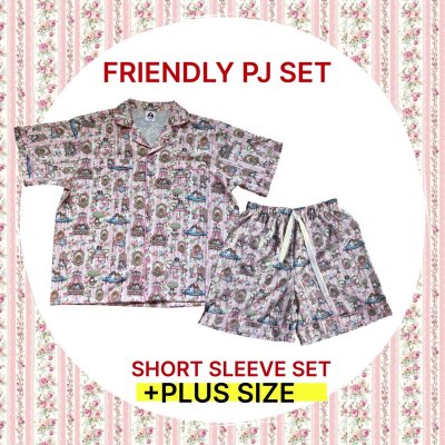 +PLUS SIZE FRIENDLY PJ (แขนสั้น SET)