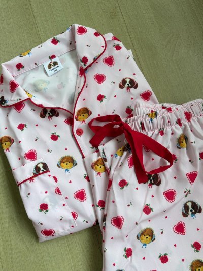 FREE SIZE HEARTBEAT PJ SET