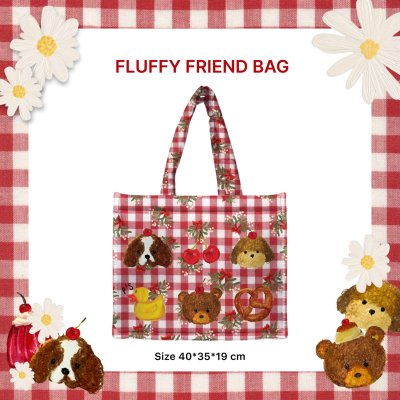 จัดส่ง 17/12 XMAS FLUFFY FRIEND BAG