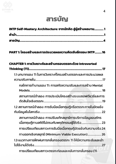 The Productive INTP  จากนักคิด สู่ผู้สร้างผลงาน