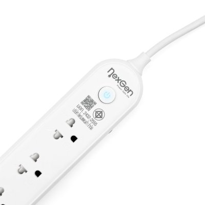 Nexgen ปลั๊กไฟ 1 สวิตช์ 3 ช่อง 2 USB 1 TYPE-C  รุ่น NG-131C สีขาว 5 เมตร