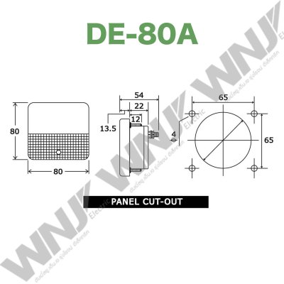 Amp Meter รุ่น DE-80A