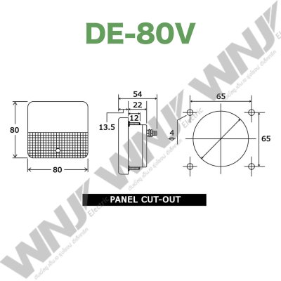 Volt Meter รุ่น DE-80V