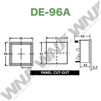 Amp Meter รุ่น DE-96A