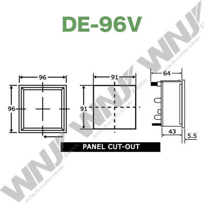 Volt Meter รุ่น DE-96V