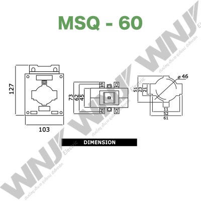 Current Transformer รุ่น MSQ-60