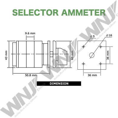 Selector Ammeter รุ่น AK001-S