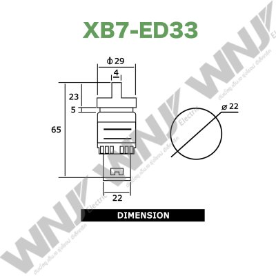 Selector Swich รุ่น XB7-ED33