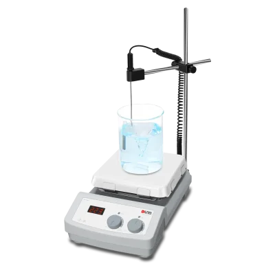 MS7-H550-S LED Magnetic Hotplate Stirrer With 7 Inch Ceramic Plate