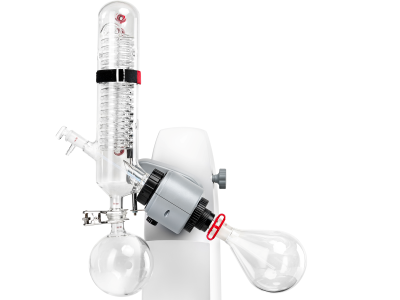RE100-Pro Rotary Evaporator with set of glassware vertical