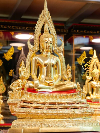 พระพทุธชินราช รุ่น เศรษฐีทวีศิลป์ ปี2568 ขนาดหน้าตัก 5.9 นิ้ว ปิดทองคำเเท้