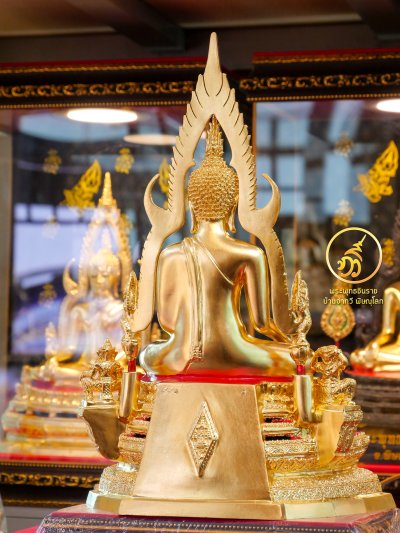 พระพทุธชินราช รุ่น เศรษฐีทวีศิลป์ ปี2568 ขนาดหน้าตัก 5.9 นิ้ว ปิดทองคำเเท้