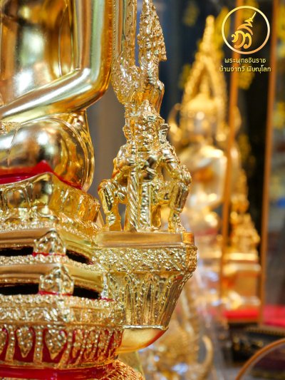 พระพทุธชินราช รุ่น เศรษฐีทวีศิลป์ ปี2568 ขนาดหน้าตัก 9 นิ้ว ปิดทองคำเเท้