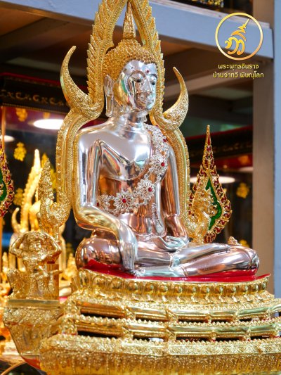 พระพทุธชินราช รุ่น เศรษฐีทวีศิลป์ ปี2568 ขนาดหน้าตัก 9 นิ้ว เเบบ 3 กษัตริย์