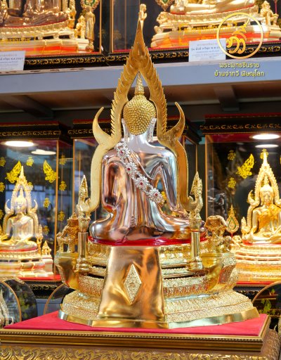 พระพทุธชินราช รุ่น เศรษฐีทวีศิลป์ ปี2568 ขนาดหน้าตัก 9 นิ้ว เเบบ 3 กษัตริย์