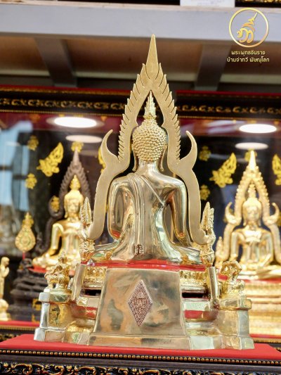 พระพุทธชินราช เนื้อทองทิพย์  ขนาดหน้าตัก 5.9 นิ้ว