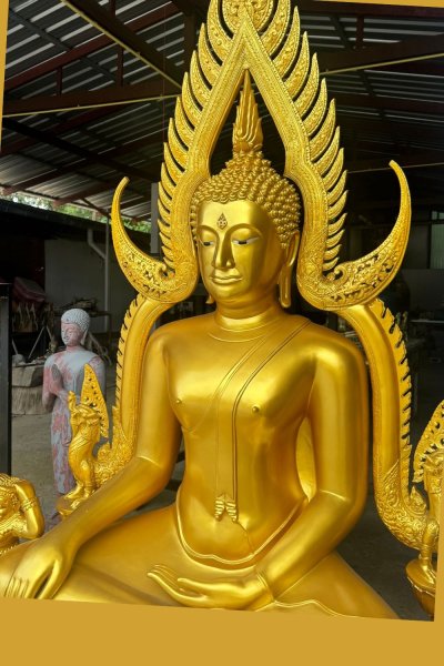 พระพุทธชินราช ขนาดหน้าตัก 49 นิ้ว ฐานเขียง