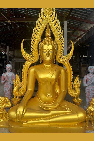 พระพุทธชินราช ขนาดหน้าตัก 49 นิ้ว ฐานเขียง