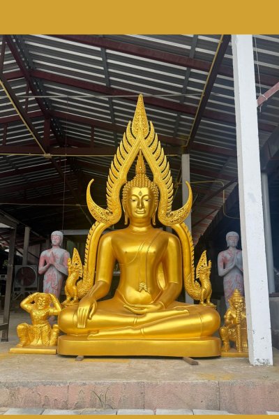 พระพุทธชินราช ขนาดหน้าตัก 49 นิ้ว ฐานเขียง