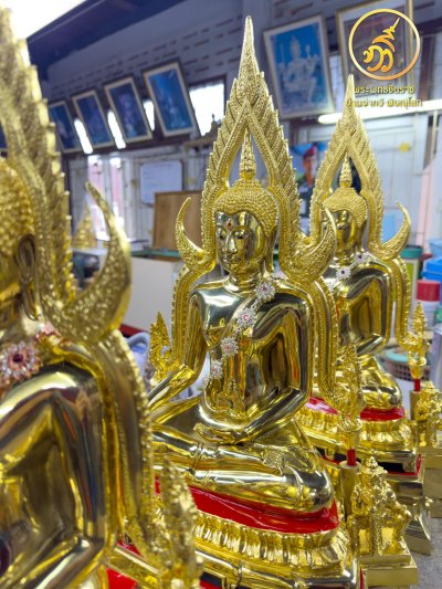 พระพุทธชินราช รุ่น มั่งมี ทวีสุข ปี2567 เนื้อทองทิพย์