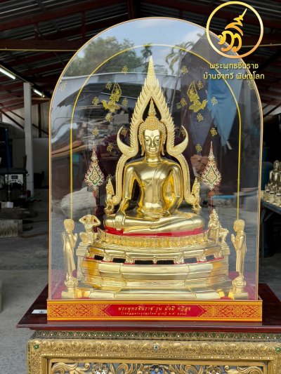 ตู้ครอบ รุ่น มั่งมี ทวีสุข สำหรับพระ หน้าตัก 12 นิ้ว