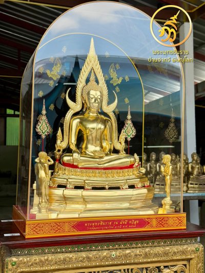 ตู้ครอบ รุ่น มั่งมี ทวีสุข สำหรับพระ หน้าตัก 12 นิ้ว