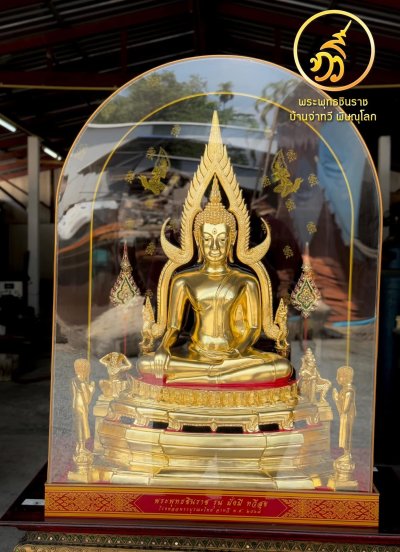 ตู้ครอบ รุ่น มั่งมี ทวีสุข สำหรับพระ หน้าตัก 12 นิ้ว