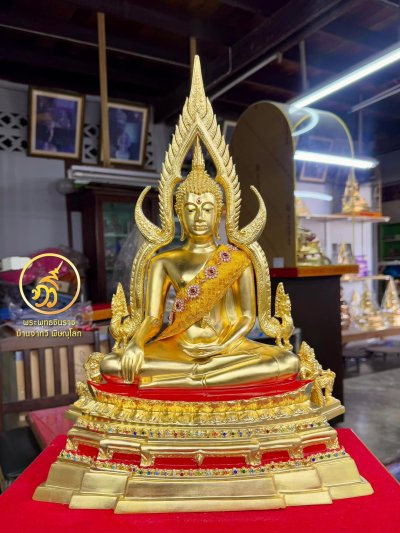 พระพุทธชินราช รุ่น ลาภ ผล พูน ทวี  2564 ขนาดหน้าตัก 9 นิ้ว รัตนชาติ