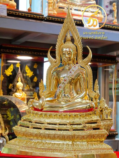 พระพทุธชินราช รุ่น เศรษฐีทวีศิลป์ ปี2568 ขนาดหน้าตัก 9 นิ้ว เเบบกะไหล่ทอง