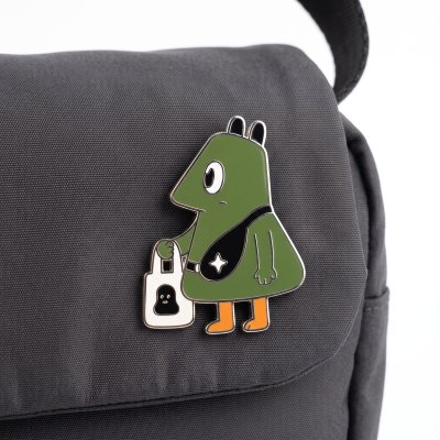 Character pin